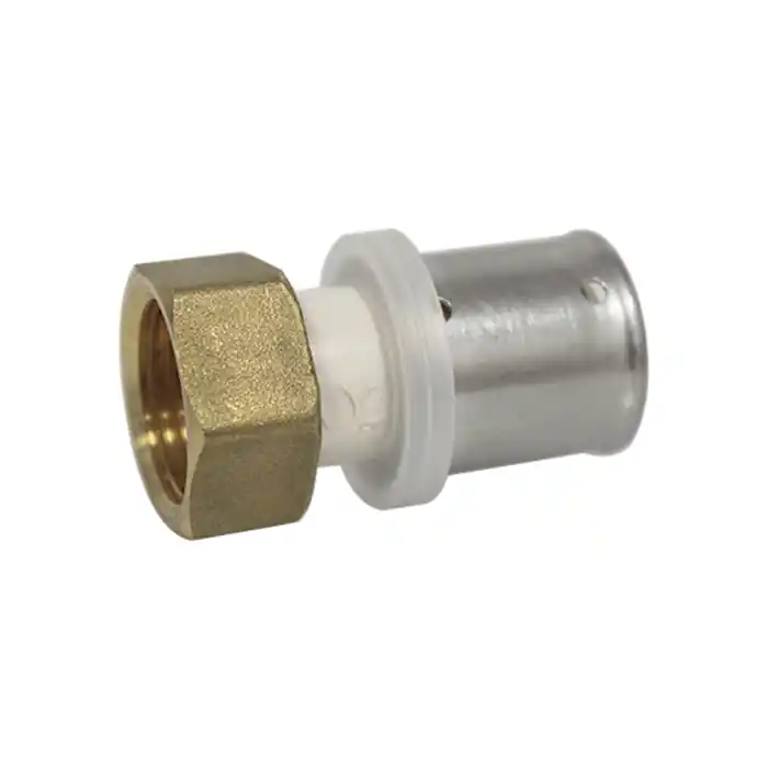 Raccord multicouche PPSU à sertir femelle écrou libre (15/21) 1/2" - Ø16x2,0 Promotion