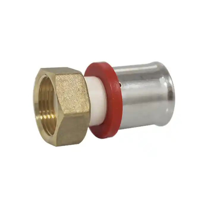 Authentique Raccord multicouche PPSU à sertir femelle écrou libre (20/27) 3/4" - Ø26x3,0