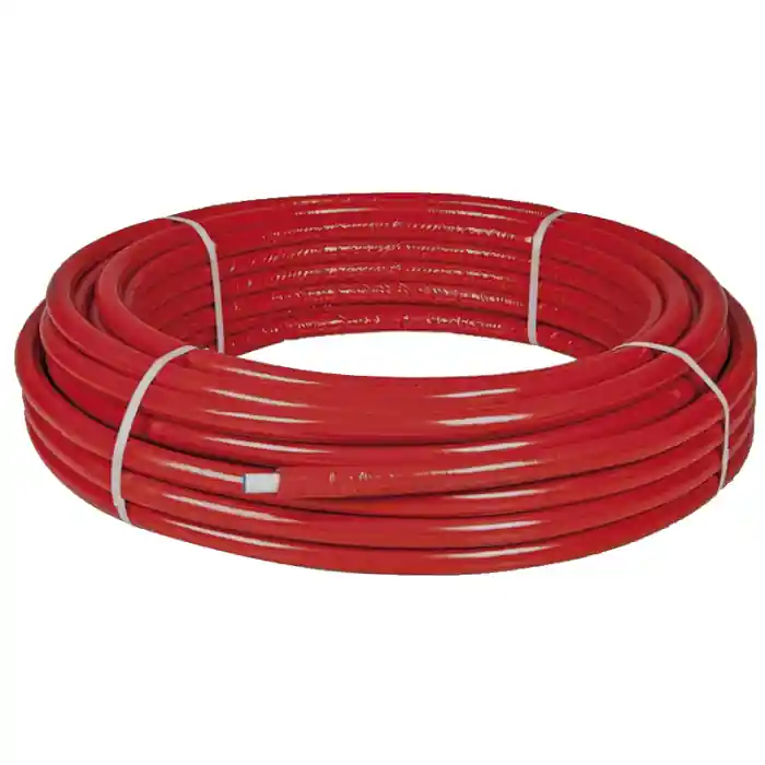 Tube Multicouche MULTIPEX isolé 10 mm - Ø32x3,0 Rouge - 25 mètres Super Prix