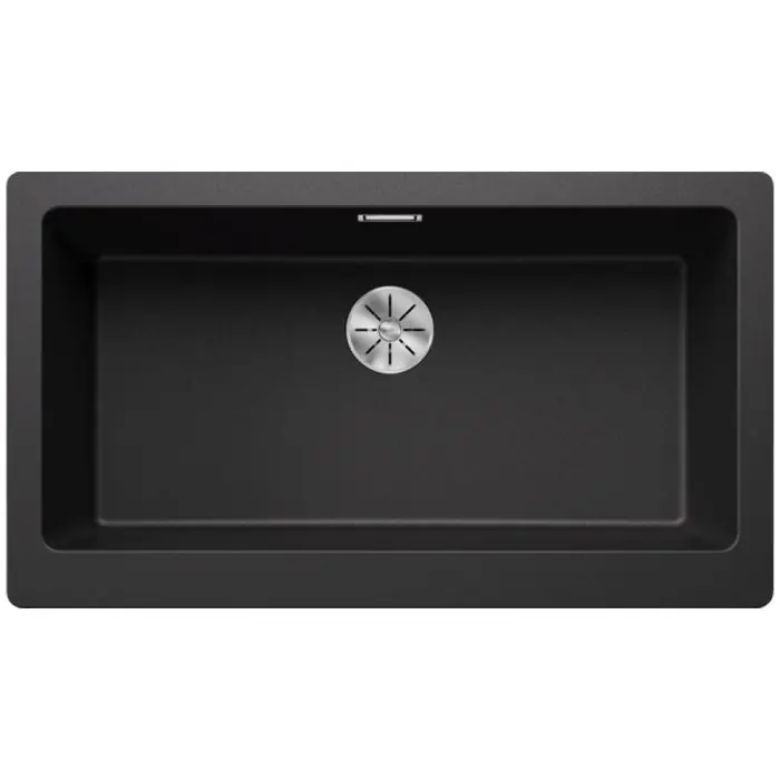Prix Choc Évier Vintera XL 9-UF anthracite – sous-meuble 90 cm – 896 x 510 x 220 mm – vidage manuel – Blanco