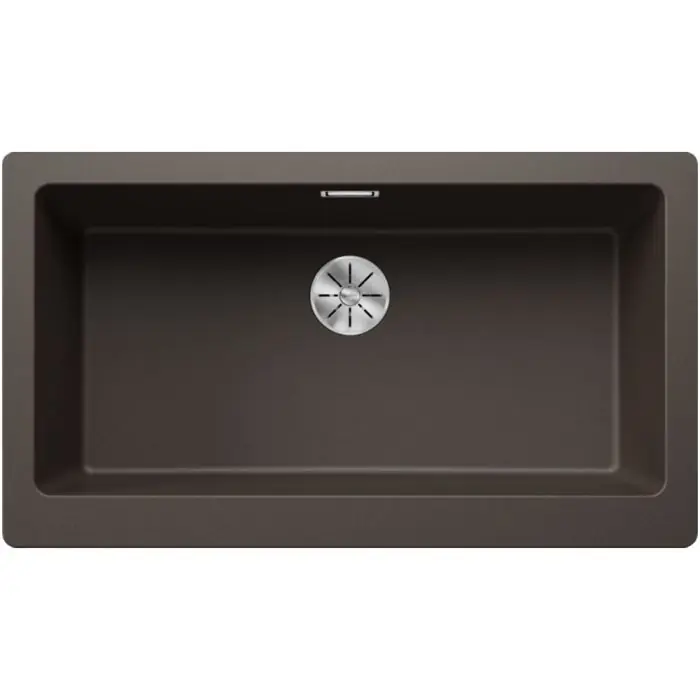 Évier Vintera XL 9-UF café – sous-meuble 90 cm – 896 x 510 x 220 mm – vidage manuel – Blanco Retour Gratuit