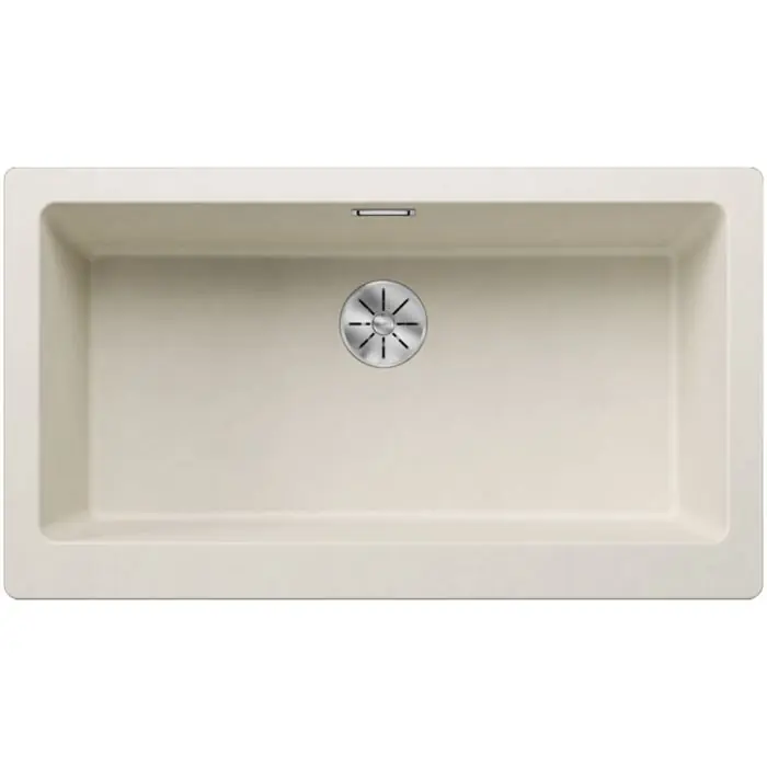 Affaire À Saisir Évier Vintera XL 9-UF blanc soft – sous-meuble 90 cm – 896 x 510 x 220 mm – vidage manuel – Blanco