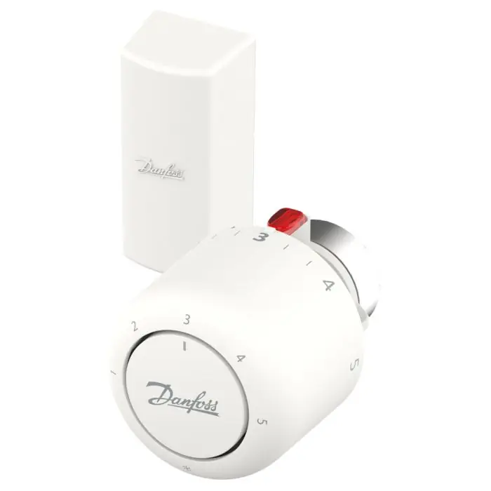 Vente Flash Tête thermostatique Aero pour ancien corps Danfoss RA/VL, technologie gaz, sonde déportée – Danfoss