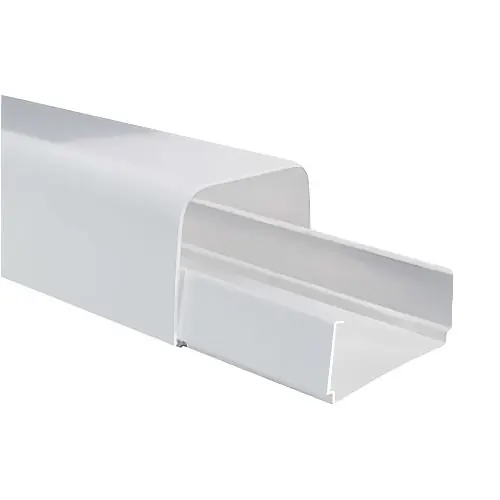 Acheter En Ligne Goulotte 65 x 50 mm – Clipsage à la base – 2m – Blanc – First Plast
