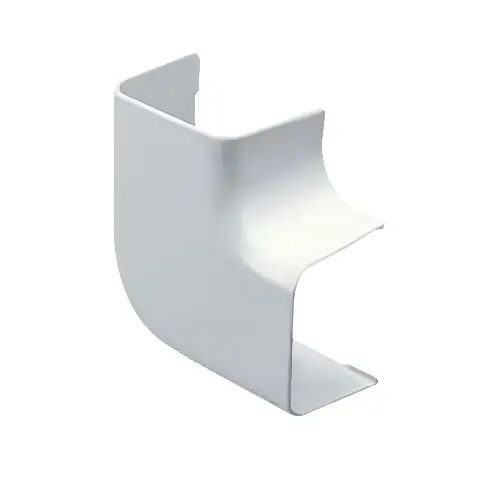 Achetez Aujourd&rsquo;hui Coude plat 90° pour goulotte 125 x 75 mm – blanc – First Plast