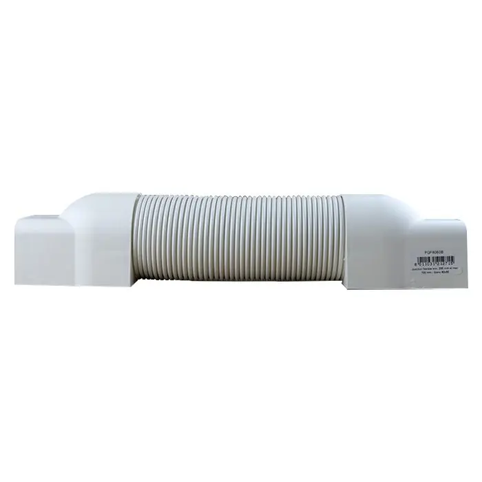 Commande En Gros Jonction flexible min. 200 mm et max. 700 mm – Blanc – Pour goulotte 80 x 60 mm – First Plast