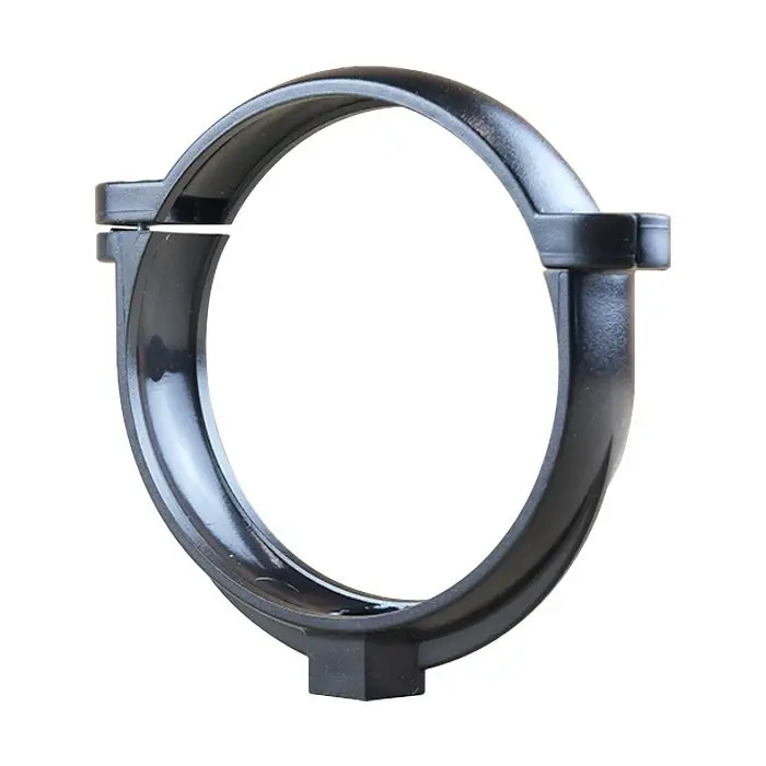 Prix Promo Collier à bride pour tube de descente gouttière en PVC - Ø80 - Anthracite - First Plast