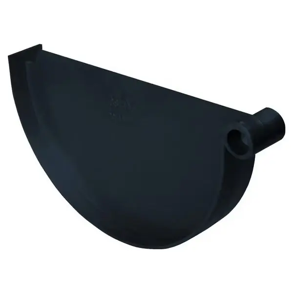 Commander Maintenant Fond de naissance pour gouttières PVC 25 - Anthracite - First Plast