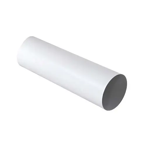 Promotion Saisonnière Tube Ventilation PVC Blanc Rond Ø125 - Barre de 1m - First Plast
