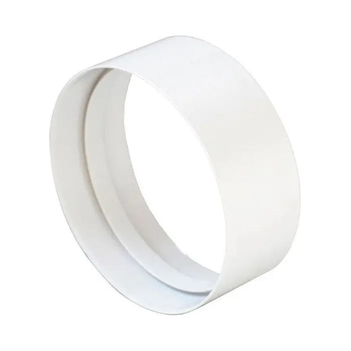 Top Vente Manchon pour tube Ventilation Rond Ø125 Blanc - First Plast