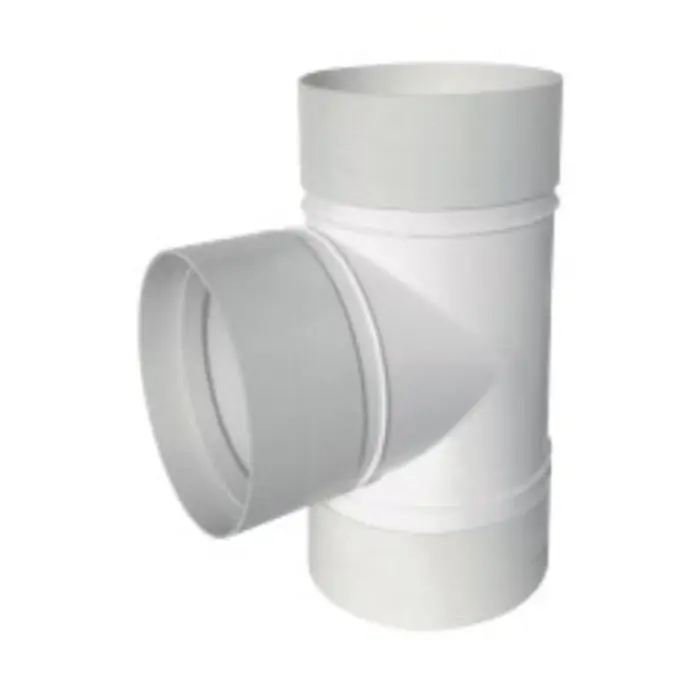 Jusqu'à Épuisement Des Stocks Culotte Y FFF Ø125 pour tube Ventilation Rond Ø125 Blanc - First Plast