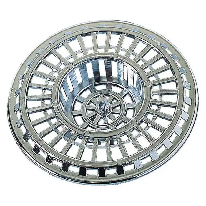 Prix Cassé Grille anti-déchets Chromée Ø70mm pour évier - Wirquin Pro