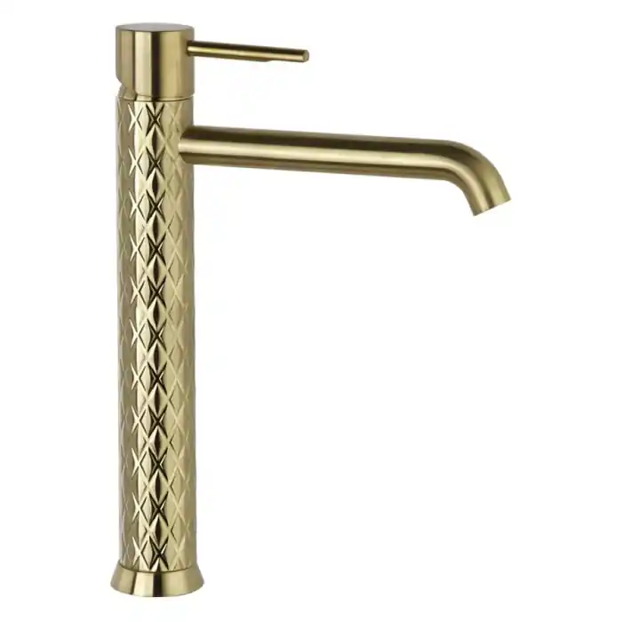 Mitigeur de lavabo bec haut Colori Or brossé ODISEA JOYA Prix Bas
