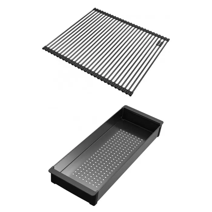 Set accessoires cuves BXM Inox Rollmat et panier égouttoir Anthracite – Franke Populaire