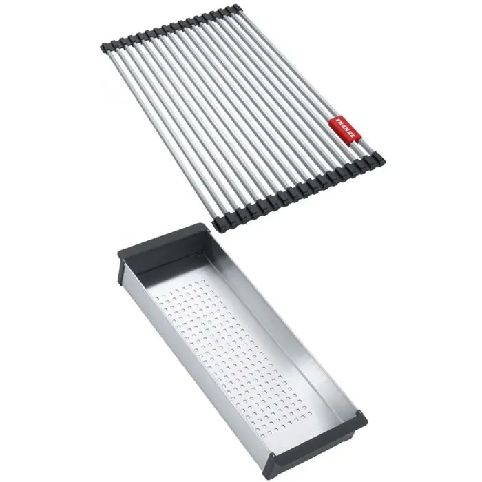 Produit De Marque Set accessoires cuves Mythos Inox Rollmat + panier égouttoir – Franke