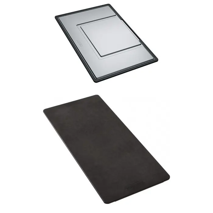 Nouvelle Collection Set accessoires cuves Mythos Inox égouttoir + planche – Franke