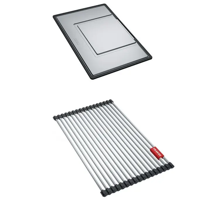 Satisfait Ou Remboursé Set accessoires cuves Mythos Inox Rollmat + égouttoir amovible – Franke