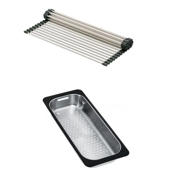 Certifié Set accessoires cuves Largo Inox Rollmat + panier égouttoir – Franke