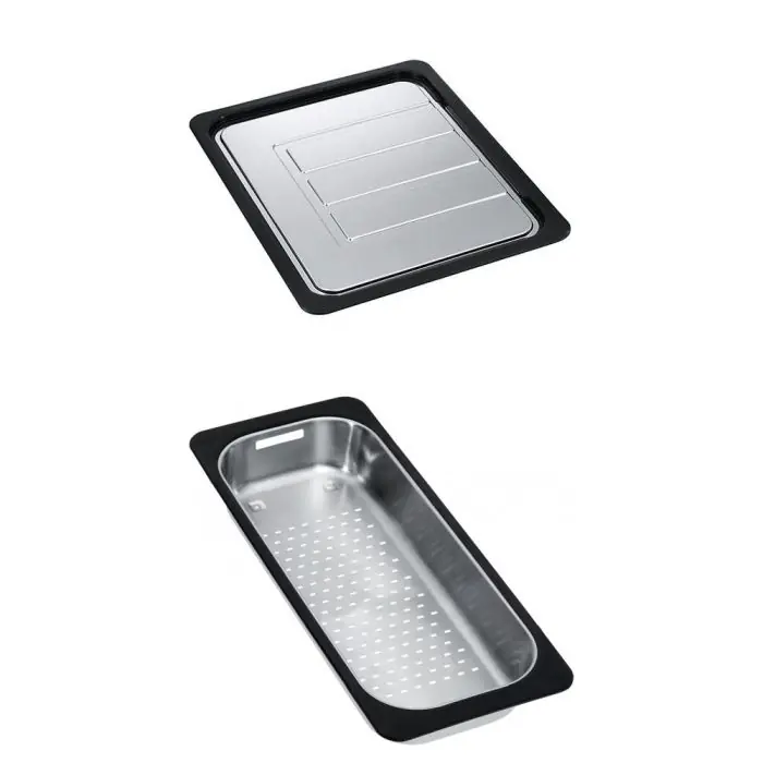 Set accessoires cuves Largo Inox égouttoir mobile + panier égouttoir – Franke Livraison Express