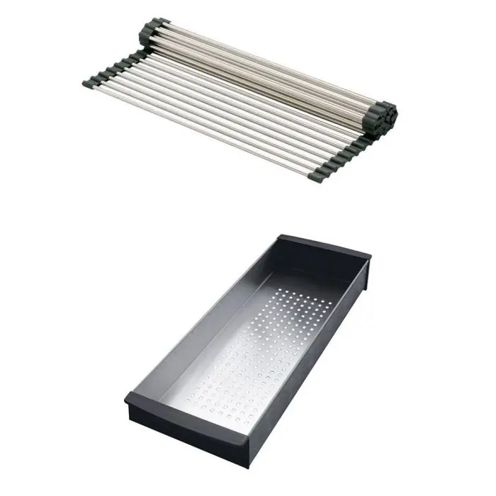 Meilleur Choix Set accessoires cuves Kubus Fragranit rollmat + panier égouttoir – Franke