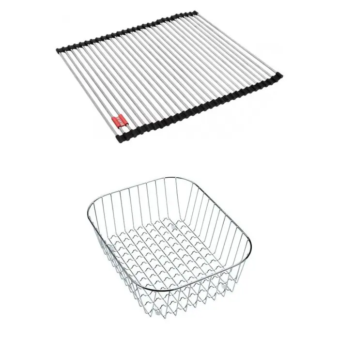 Petit Prix Set accessoires cuves Urbis Fragranit Rollmat + Panier à vaisselle évier fil inox – Franke