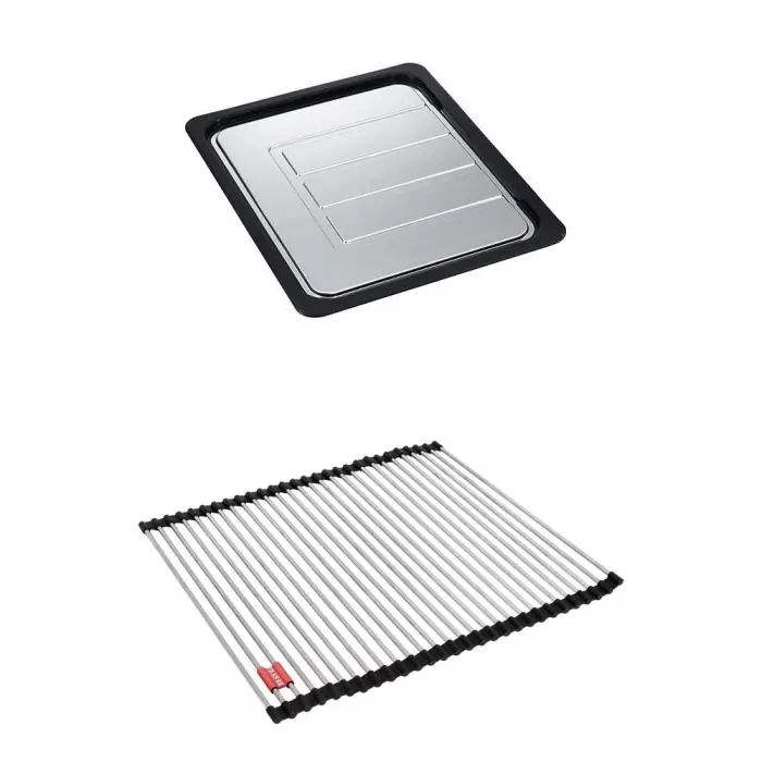 Meilleur Choix Set accessoires cuves Domus Tectonite Rollmat + égouttoir mobile – Franke