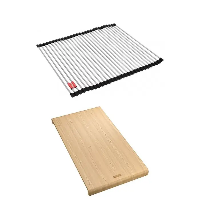 Set accessoires éviers Sirius Tectonite Rollmat + planche en bambou – Franke Must-Have