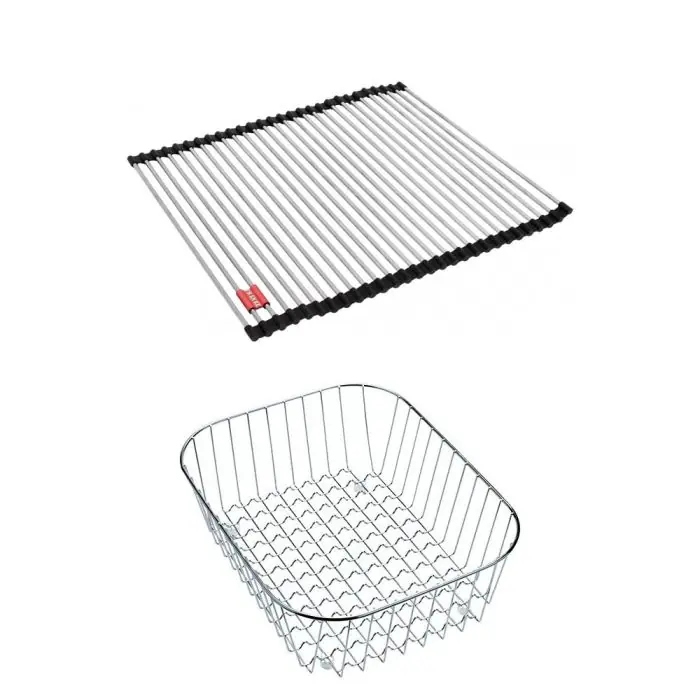 Set accessoires éviers Sirius Tectonite Rollmat + panier à vaisselle – Franke Satisfait Ou Remboursé