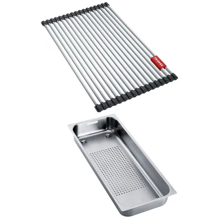 Set accessoires éviers Mythos Inox Rollmat + panier égouttoir – Franke Jusqu&rsquo;à Épuisement Des Stocks