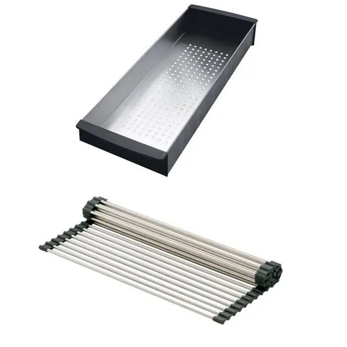 Prix Bas Set accessoires éviers Maris MRK Fraceram Rollmat + panier égouttoir – Franke