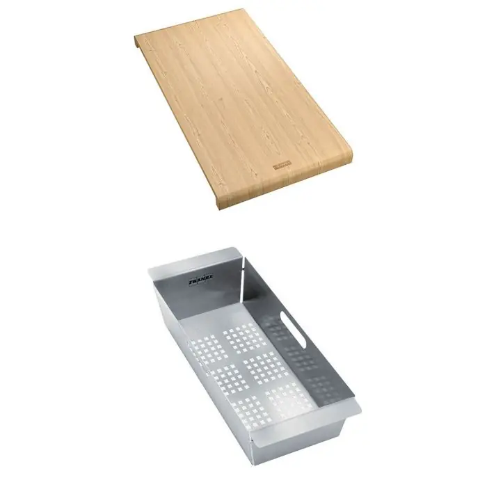 Set accessoires éviers Maris MRG 651 – Fragranit panier égouttoir + planche – Franke Pas Cher