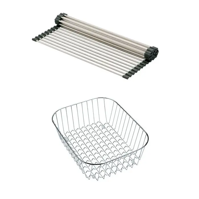 Set accessoires pour éviers de cuisine Rollmat avec panier fil inox – Franke Top Vente
