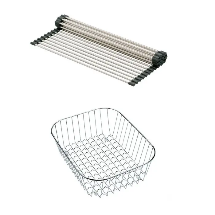 Vente Flash Set accessoires cuves Ariane + éviers Argos, Bell Inox / éviers MRG6, Basis Fragranit avec Rollmat + panier – Franke
