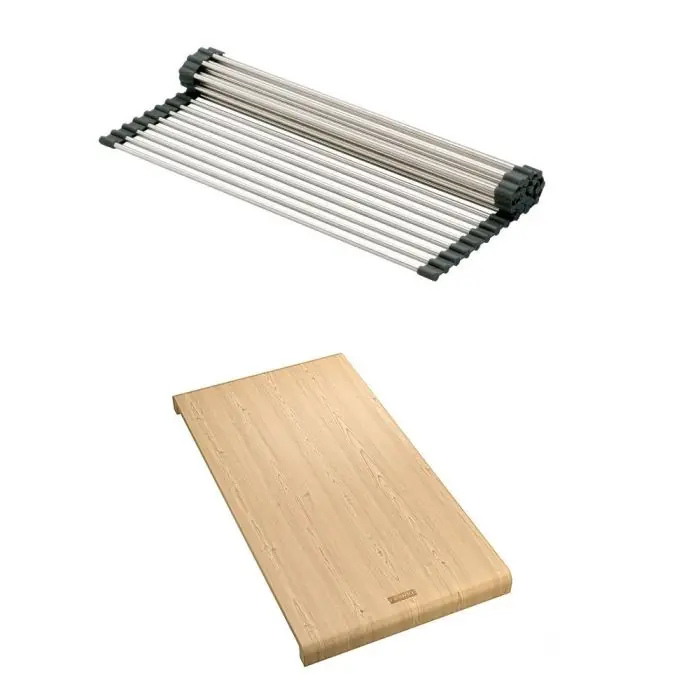 Must-Have Set accessoires cuves Inox, Fragranit Rollmat + planche – Franke