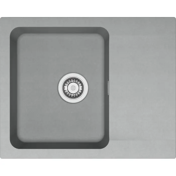Meilleure Vente Évier Orion Tectonite OID 611-62 – urban grey – 620 x 500 x 180 mm – sous-meuble 45 cm – vidage manuel – Franke