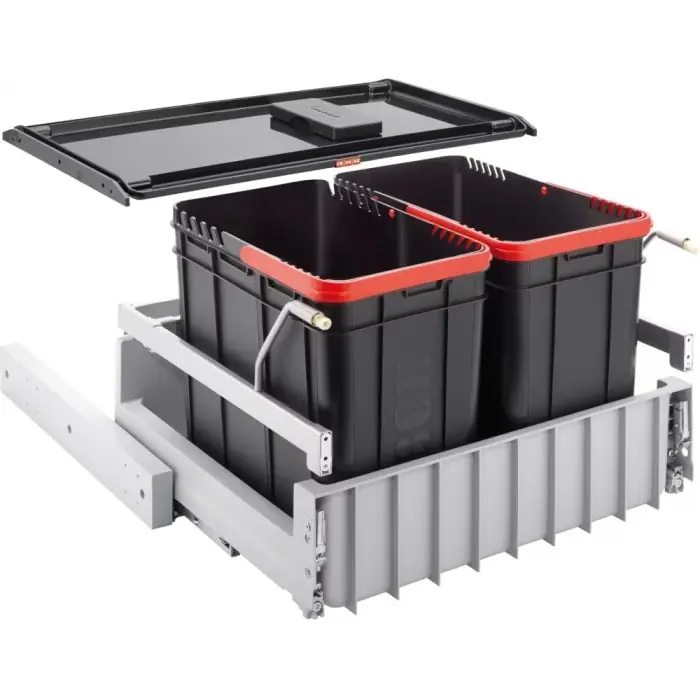 Poubelle Sorter Duo 60 – sur porte coulissante (Pour meuble de 60 cm) – Franke Must-Have