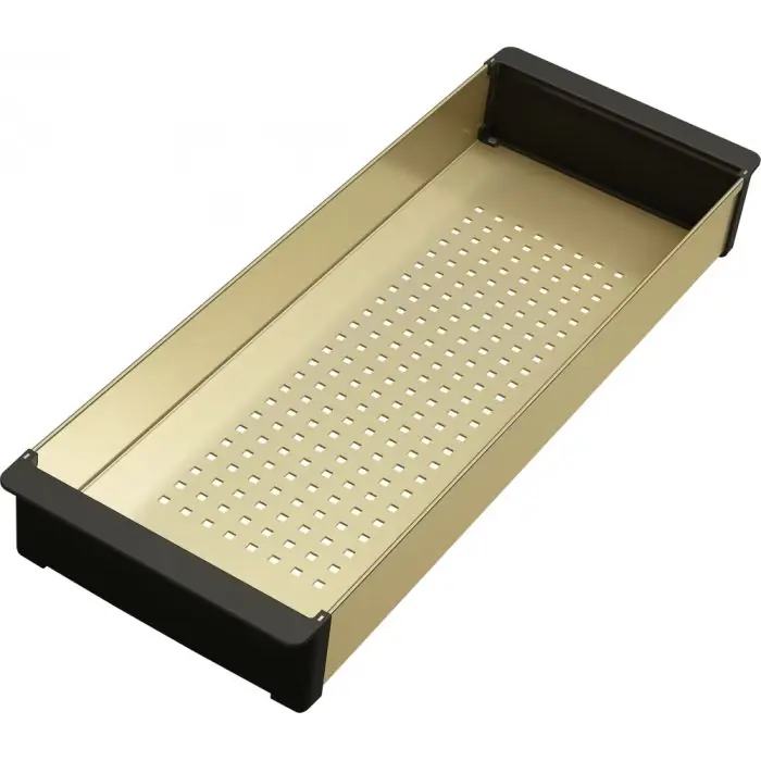 Panier égouttoir PVD Reflet d‘Or BXM 156,4 x 429 x 53,5 mm - Franke Quantité Limitée