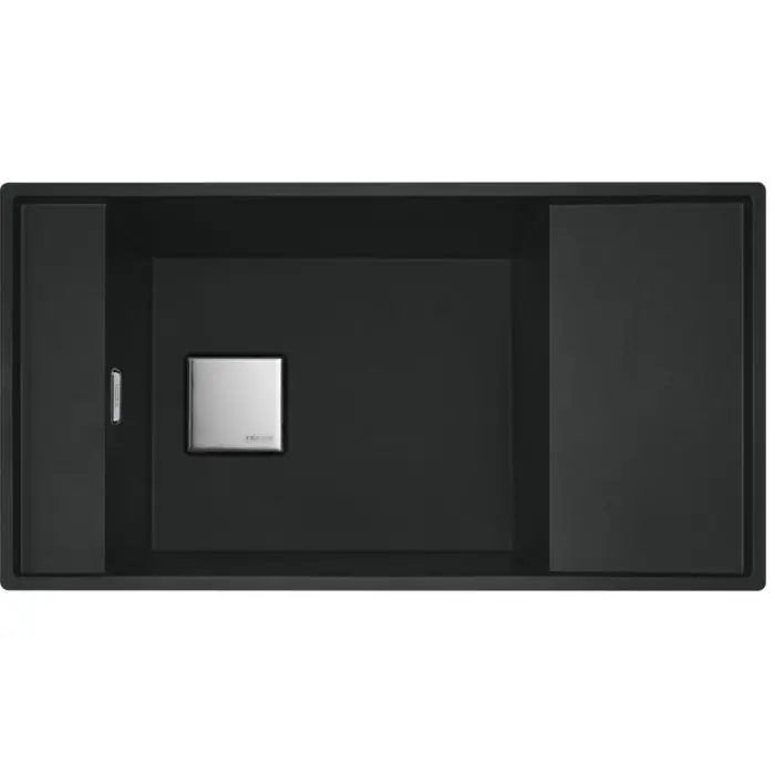 Haute Qualité Cuve Fresno Fragranit FNG 111-86 Noir mat – Bonde Automatique – 860 x 458 x 195 mm – Franke