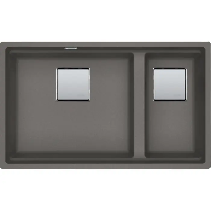 Cuve Kubus 2.0 Fragranit KNG 120 - Stone - Bonde Automatique - 760 x 460 x 200/200 mm - Franke Vente Flash