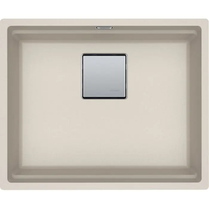 Réduction Cuve Maris Fragranit MRG 110-52 - Café crème - Bonde Automatique - 553 x 433 x 200 mm (sous-meuble 60 cm) - Franke