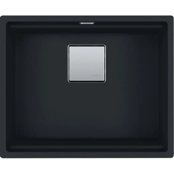 Cuve Kubus 2.0 Fragranit KNG 110-52 - Noir mat - Bonde Manuelle - 560 x 460 x 200 mm (Sous-meuble 80 x 60 cm) - Franke Bon Plan