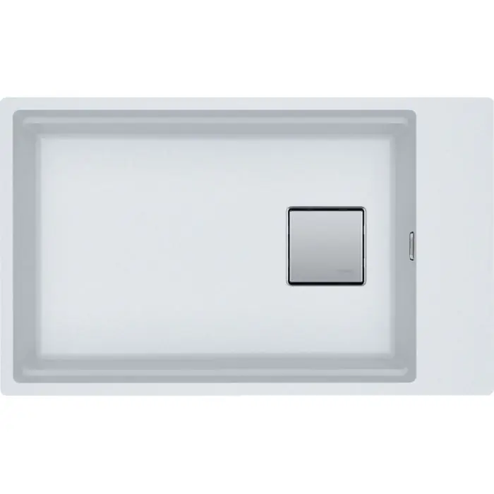 Super Prix Cuve Kubus 2.0 Fragranit KNG 110-62 - Blanc Artic - Manuel - 760 x 460 x 200 mm (sous-meuble 80 cm) - Franke
