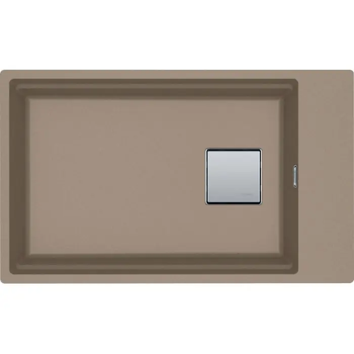 Cuve Kubus 2.0 Fragranit KNG 110-62 - Oyster - Manuel - 760 x 460 x 200 mm (sous-meuble 80 cm) - Franke Expédié Aujourd'hui