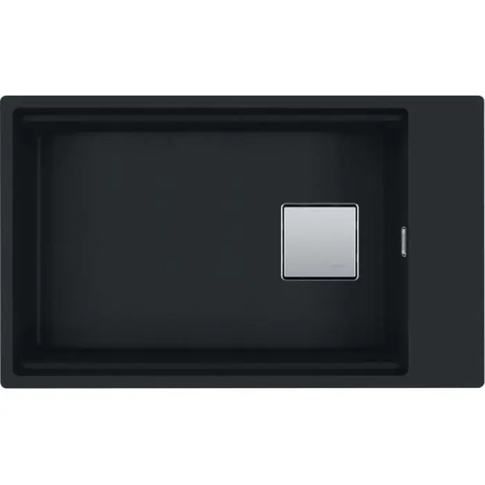 Cuve Kubus 2.0 Fragranit KNG 110-62 - Noir mat - Manuel - 760 x 460 x 200 mm (sous-meuble 80 cm) - Franke Soldes