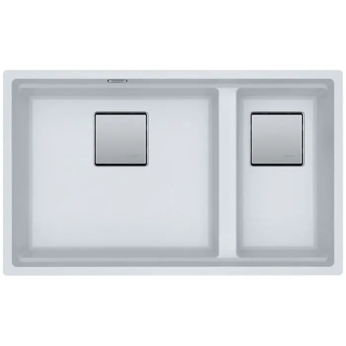 Cuve Kubus 2.0 Fragranit KNG 120 – Blanc Artic – Manuel – 760 x 460 x 200 mm (sous-meuble 80 cm) – Franke Top Vente