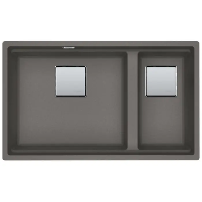 Commande En Gros Cuve Kubus 2.0 Fragranit KNG 120 - Stone - Manuel - 760 x 460 x 200 mm (sous-meuble 80 cm) - Franke