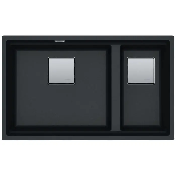 Cuve Kubus 2.0 Fragranit KNG 120 - Onyx - Manuel - 760 x 460 x 200 mm (sous-meuble 80 cm) - Franke Soldes