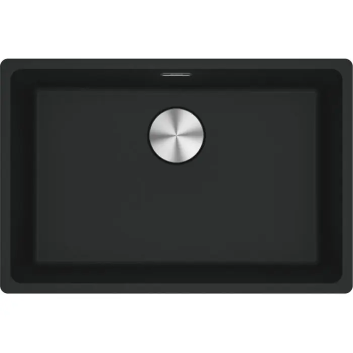 Petit Prix Cuve Maris Fragranit MRG 110-62 - noir mat - Manuel - 653 x 433 x 200 mm (sous-meuble 70 cm) - Franke