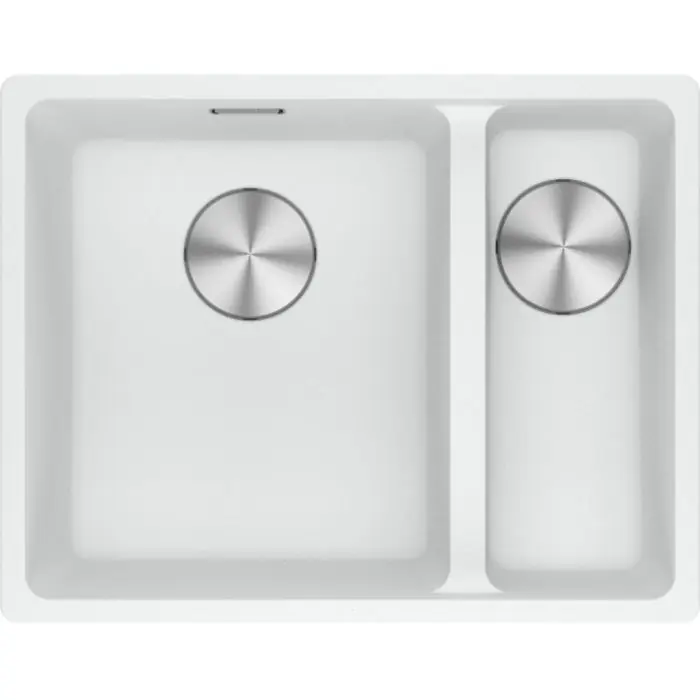 Offre Exclusive Cuve Maris Fragranit MRG 160-34-15 - Blanc Artic - Automatique - 553 x 433 x 200/150 mm (sous-meuble 60 cm) - Franke
