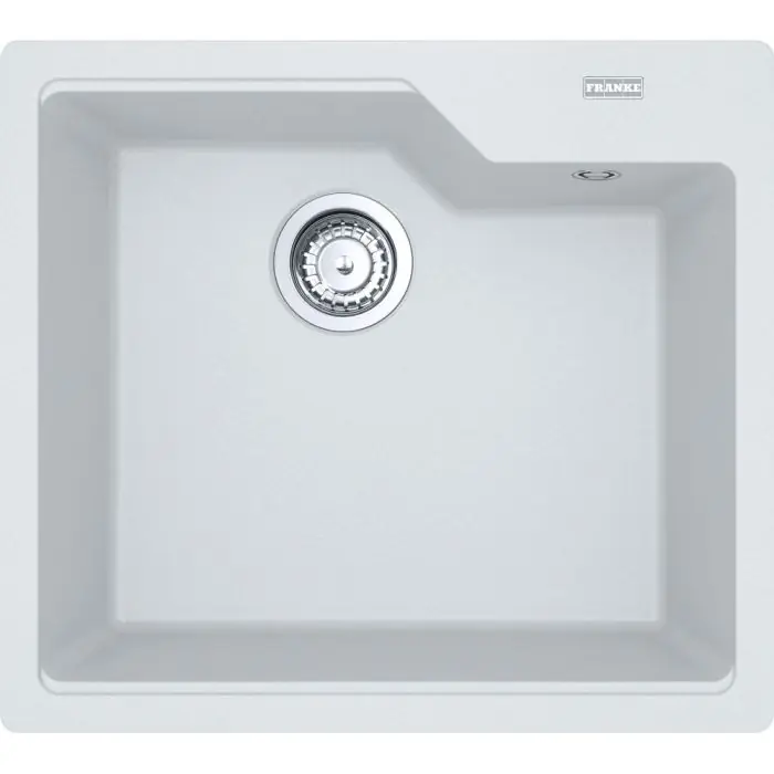 Cuve Urbis Fragranit UBG 610-50 - Blanc Artic - Automatique - 560 x 500 x 230 mm (sous-meuble 60 cm) - Franke Certifié